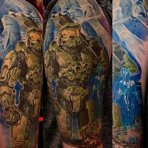 halo tattoo